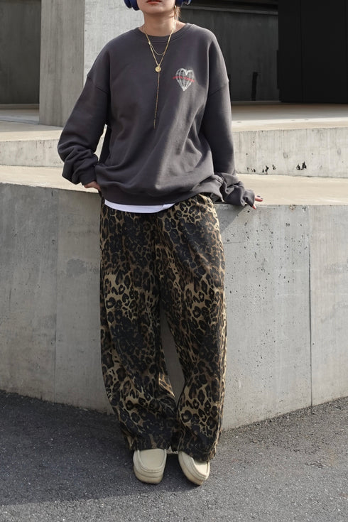 【追加予約!1月中旬~下旬発送予定】レオパードボリュームパンツ